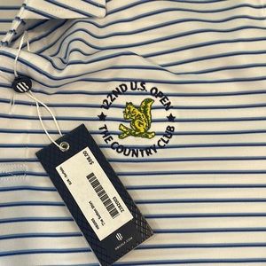 NWT US open striped polo